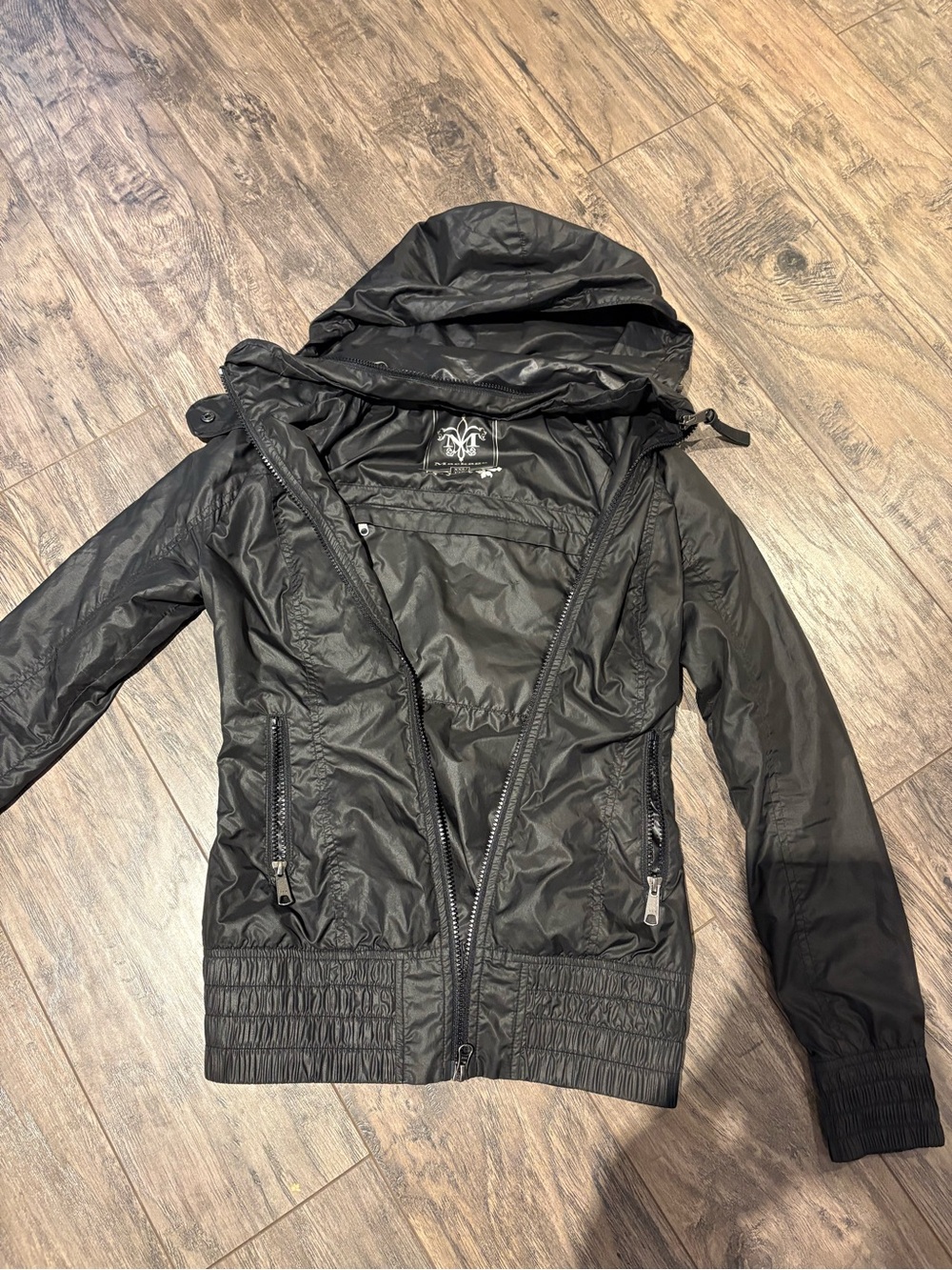 Mackage Black Lightweight Hooded Jacket